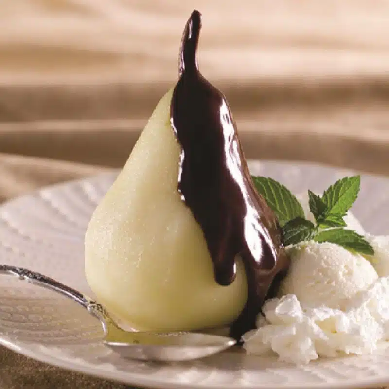 Vanilla Poached Pear